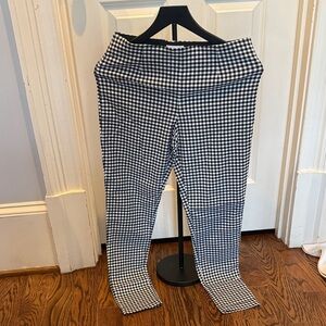 Calvin Klein Black & White Gingham Kids Leggings